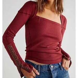 FREE PEOPLE long sleeve top